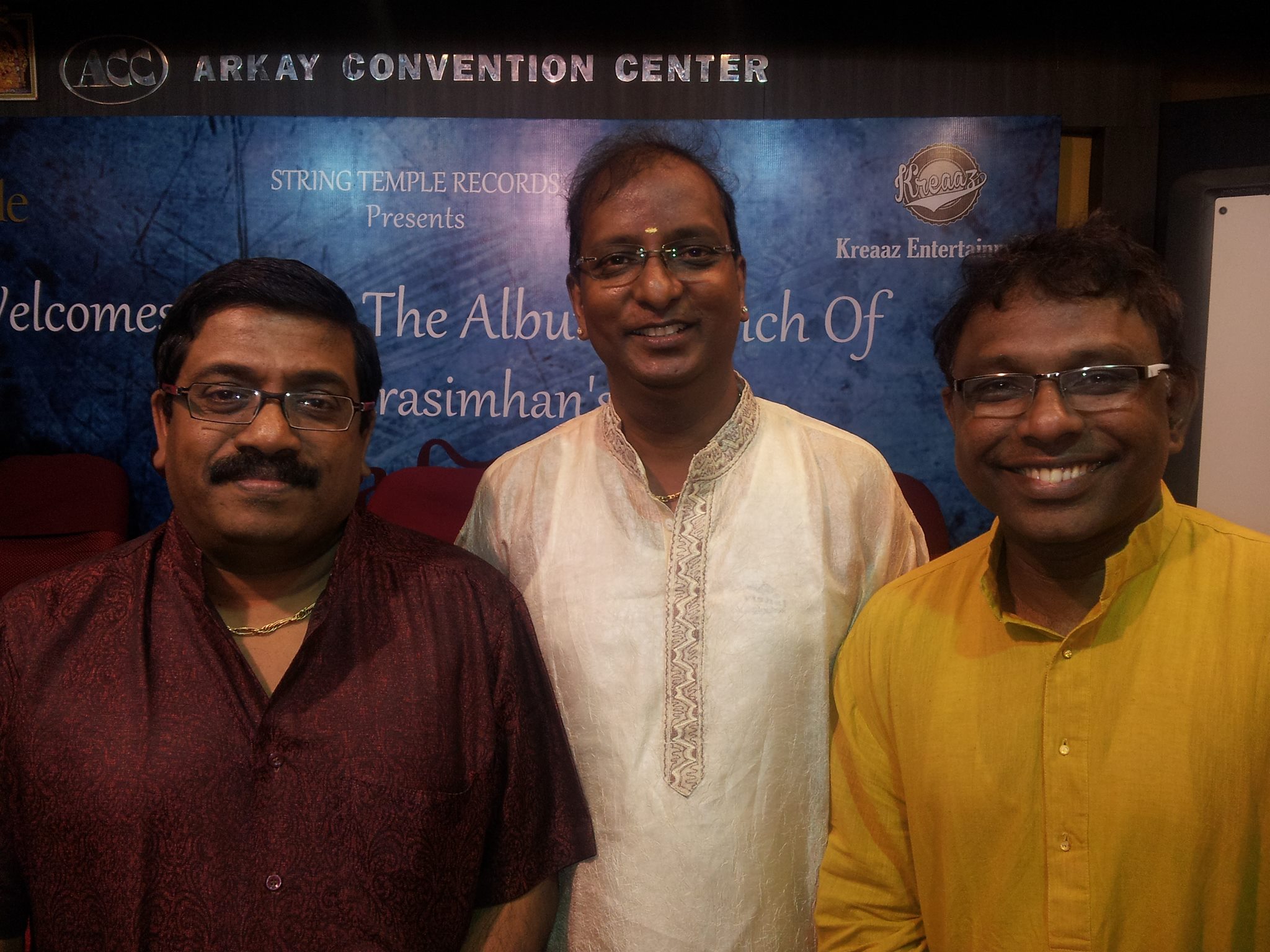 With Sharreth and Ramesh Vinayakam